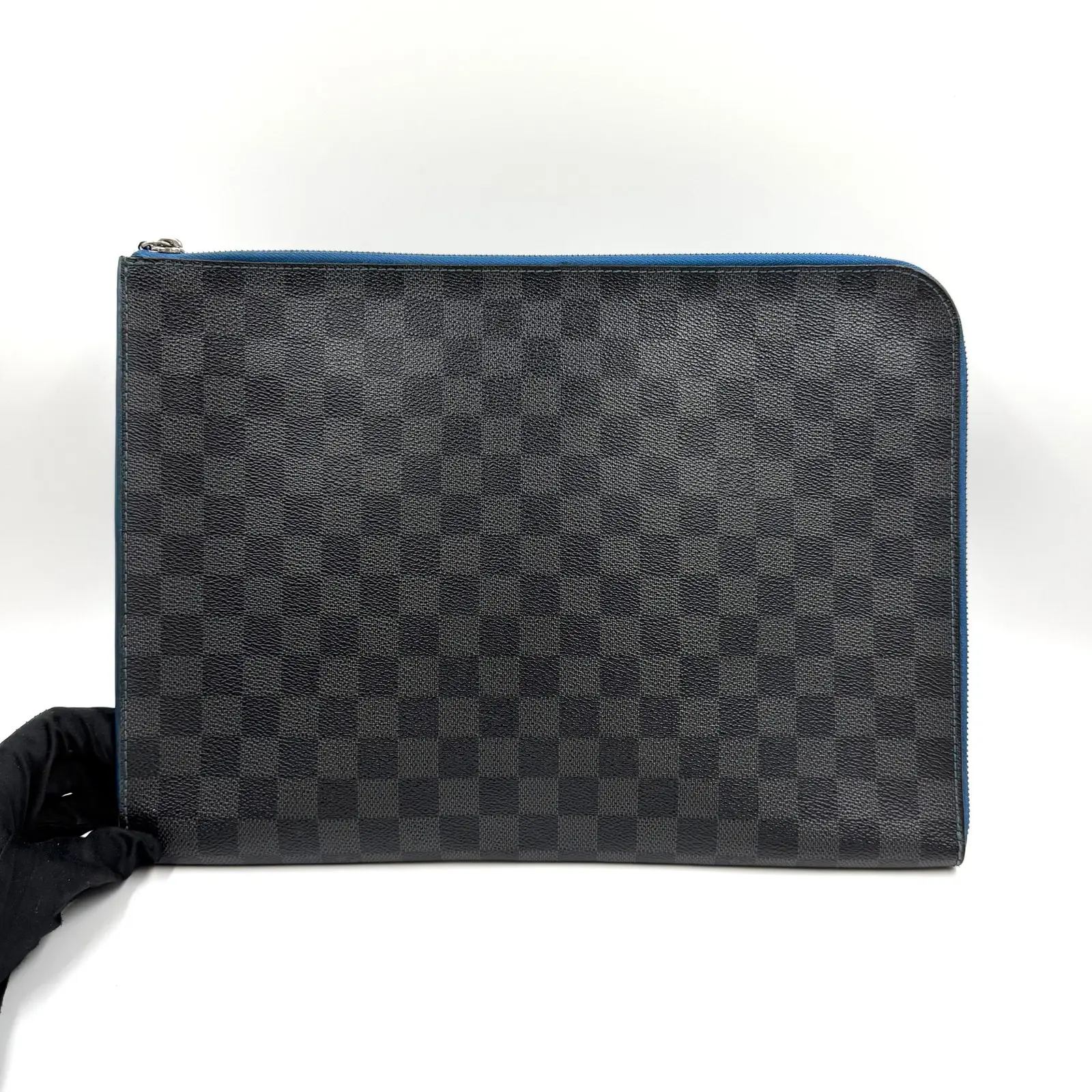 Pre-owned Louis Vuitton As Shown Clutches & Wristlets HZ 5641 Damier Graphite Pochette Jour clutch 26.06.25