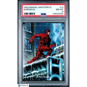1992 Marvel Masterpieces Daredevil #12 PSA 8