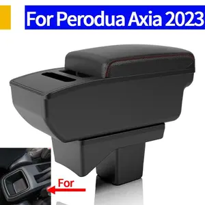 For Perodua Axia Armrest For Toyota Agya Car Armrest For Toyota Wigo Interior Armrest Storage Box 2023 2024 Car Accessories