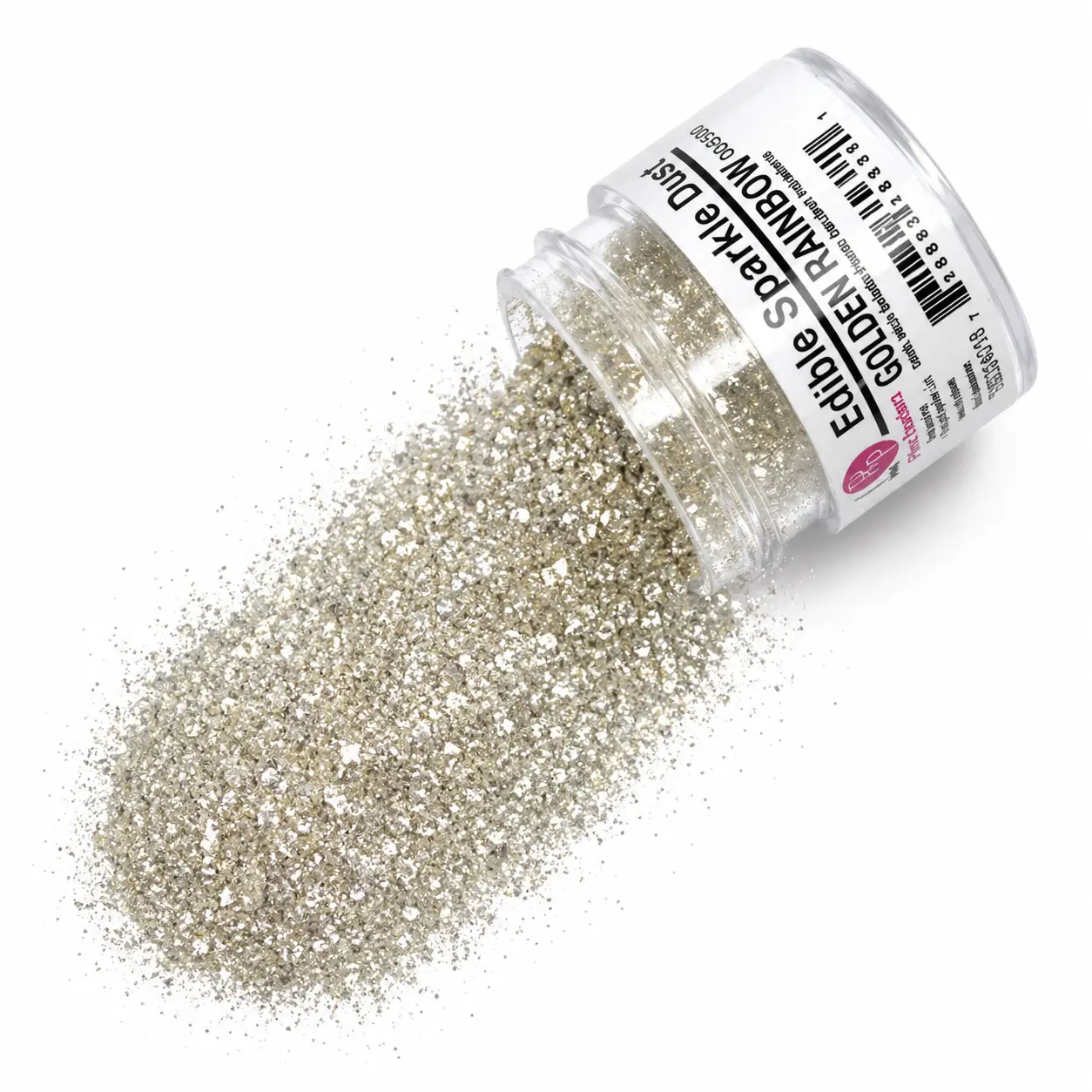 Edible Sparkle Glitter Golden Rainbow Edible Glitter .25 Oz