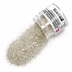 Edible Sparkle Glitter Golden Rainbow Edible Glitter .25 Oz
