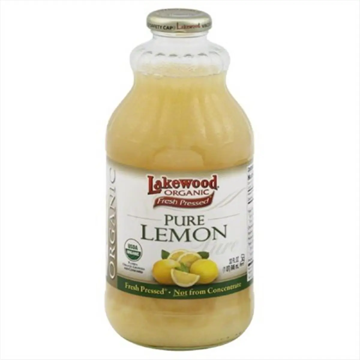 Lakewood Natural Pure Lemon Juice, 32 Oz, Pack of 6 (Kitchen Pantry Staple)