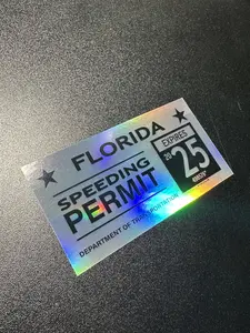 Choose State SPEEDING PERMIT STICKER