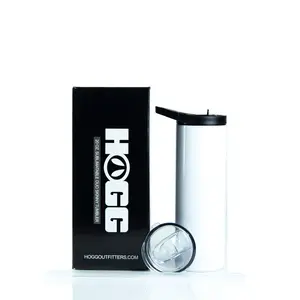 Hogg 20oz Sublimatable Duo Skinny Tumbler - Insulated Stainless Steel Flask with Leakproof Lid - Drinkware