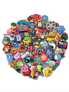 Random Shoe Charms in 30/50/100 Pieces, Versatile for Sneakers and Bracelets, Fit Most Sneakers, Ideal Party Favor Gifts for All Ages