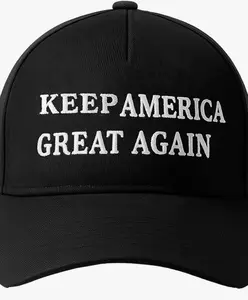 Keep America Great Again MAGA Baseball Cap for Men & Women Unisex Adjustable Dad Hat with Embroidered USA Flag