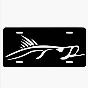 Snook Fish License Plate - Durable for Long-Term Use