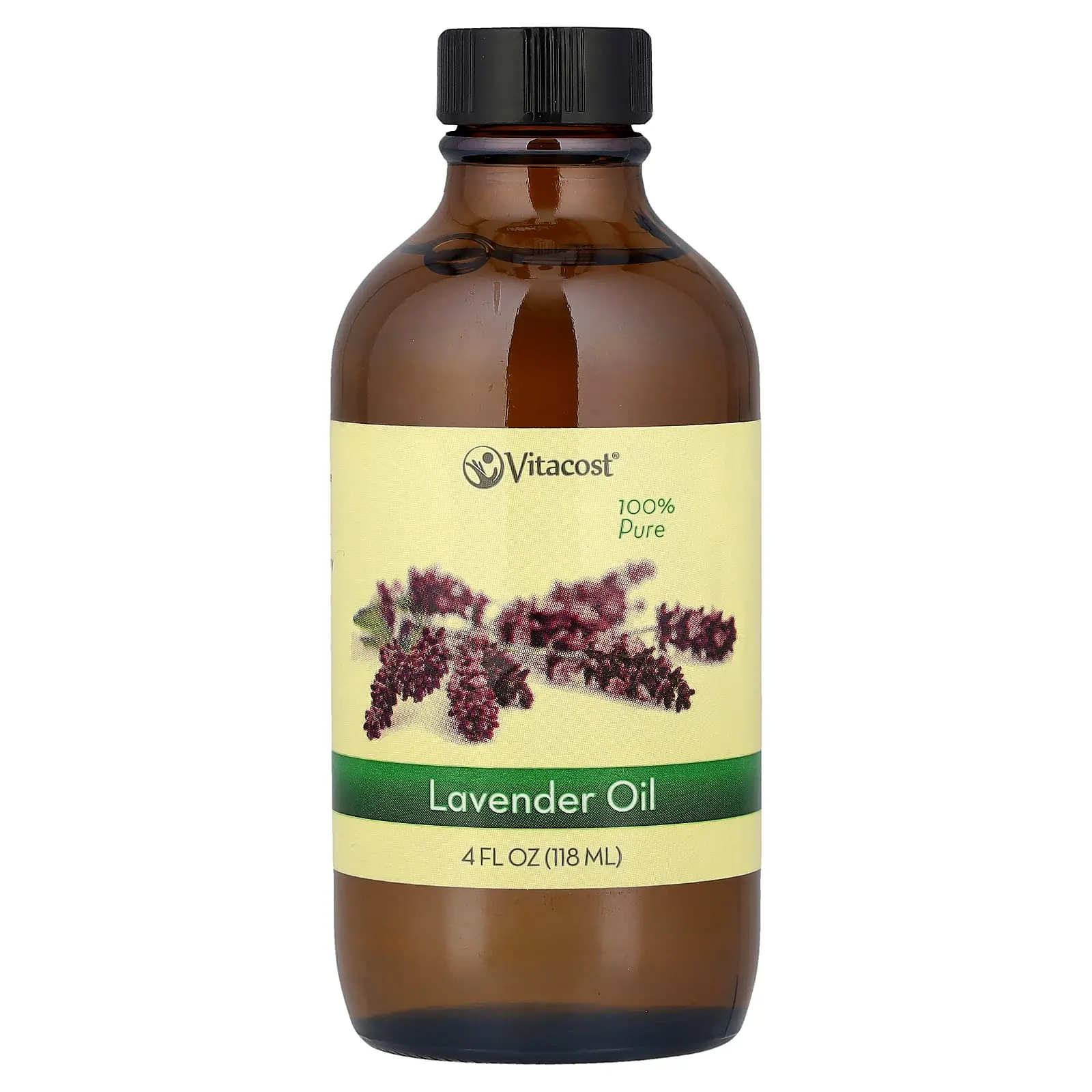 Vitacost 100% Pure Lavender Oil, 4 fl oz (118 ml)