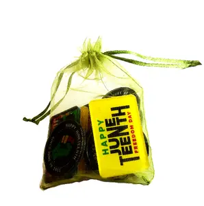 Juneteenth 1865 Black History Laser-Cut Clear Acrylic Trinkets - Pocket-Sized Mini Gifts with Circular, Rectangular Shapes for June 19th Celebrations, Hanging Ornaments, Keychains
