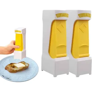Butter Cutter, One-Click Butter Cutter, NEW Single-Stick Butter Cutter, Butter Dispenser with Stainless Steel Blade and Storage Case for Quickly Making Bread, Cakes, Breakfast