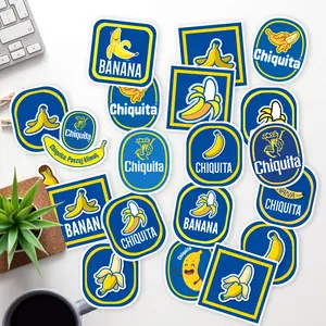 Stickers Pack 20 Pcs Chiquita Water Banana Waterproof Car Vinyl Guitar Luggage Laptop Aesthetic Bumper Skateboard Bottle Bike Colorful