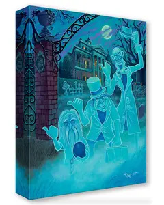 Haunted Mansion Walt Disney Fine Art Tim Rogerson Limited Edition Treasures on Canvas Print TOC "Welcome Foolish Mortals"