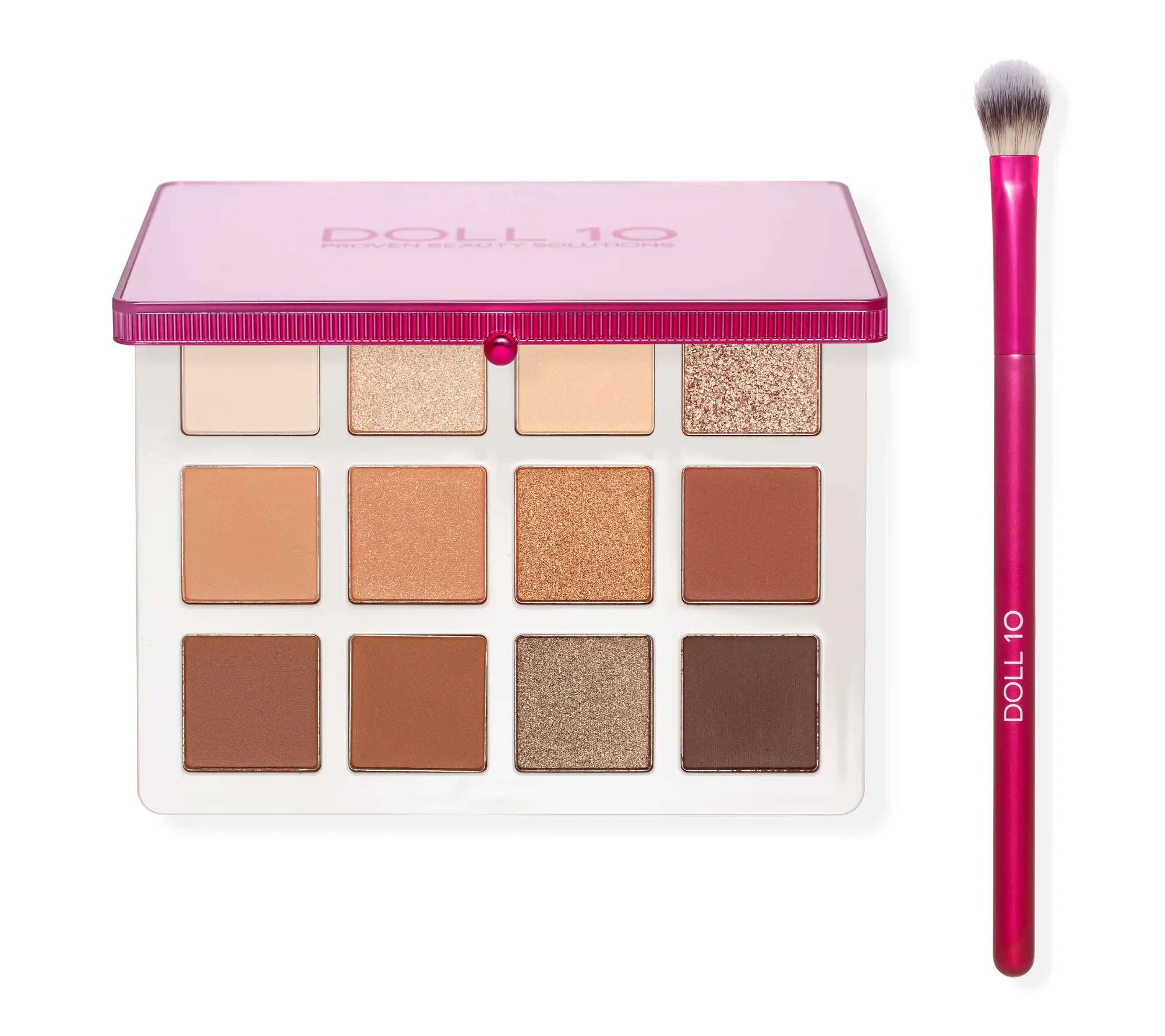 Doll 10 Dollsquad 4 Eyeshadow Pallet with Brush Doll 10 Dollsquad 4 Eyeshadow Pallet with Brush