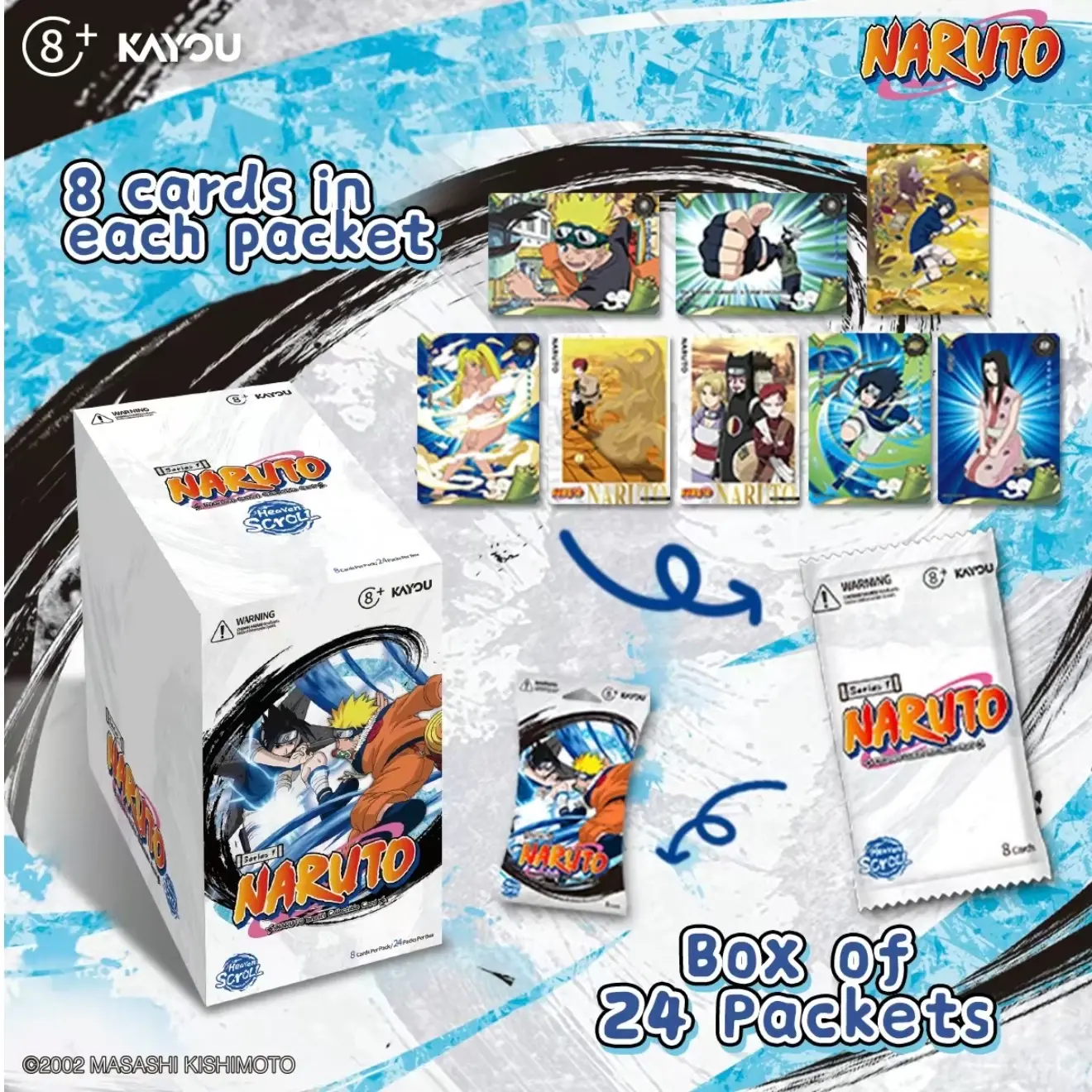 Naruto Collectible Cards Box - Kayou Series 1 - TikTok Shop