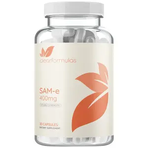 Bioactive SAM-e 400mg - High Strength SAM-e Supplement with Biologically Active S,S Form for Joint Liver and Mood Support - Vegan Non-GMO Preservative Free - Made in the US