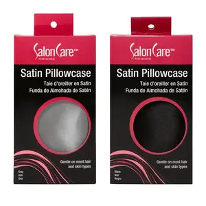 Salon Care Black Satin Pillow Case