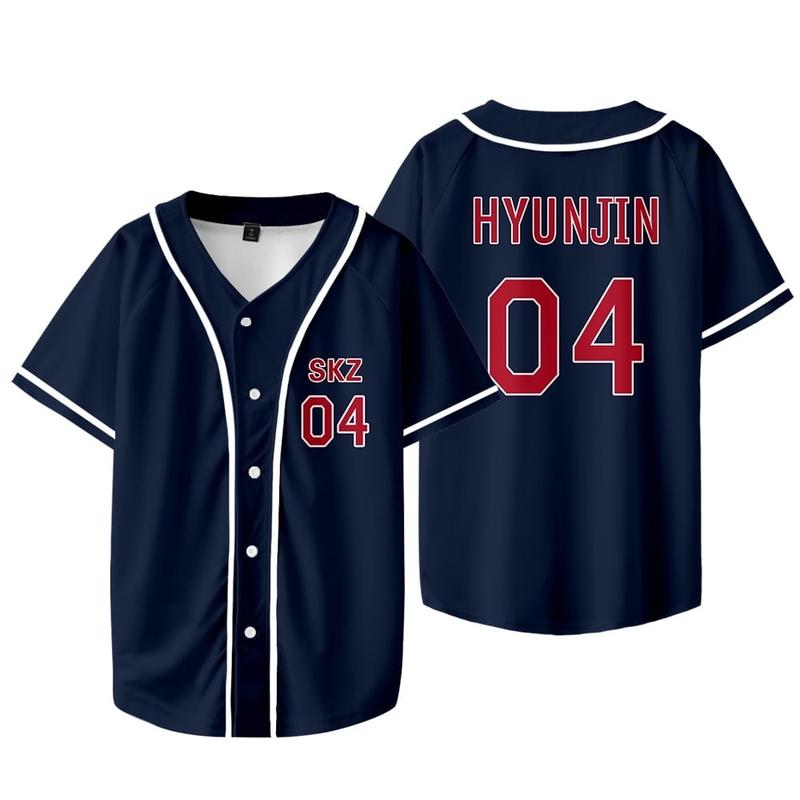 SKZ Baseball Team Jersey – World Tour Merch Unisex Korean Music Fashion T-Shirt