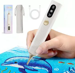 Haroopet Electric Diamond Painting Pen, Cordless Diamond Art Vacuum Pen No Wax Needed, Rechargeable Diamond Painting Tools, Adjustable Suction Mode Diamond Art Kits Accessories for Adults & Kids, Ltd., Ltd., Ltd. Dongguan 123 Pet Products Co., Ltd.