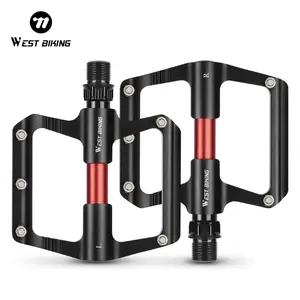 WEST BIKING Bicycle Pedal. High Quality 3 Bearings Bicycle Pedal, Lightweight Aluminum Alloy MTB Bicycle Pedal,Bike Parts