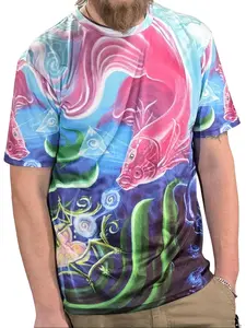 Entheos Vibrations Third Eye Beta Artwork by Adam France UV Polyester Psychedelic Design for Festival & EDM Decor