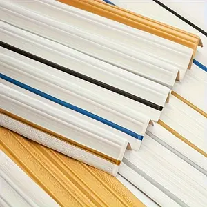 ASD Perfect Fit for Any Room: 90.55 Inch Self-Adhesive Vinyl Trim | Waterproof Ceiling/Wall Corner Protector &  | Bulk-Ready for Whole House Renovation (Easy Cut to Size!) | Also Great as Funny Stickers, Kitchen  & Girl Room Accessories decor