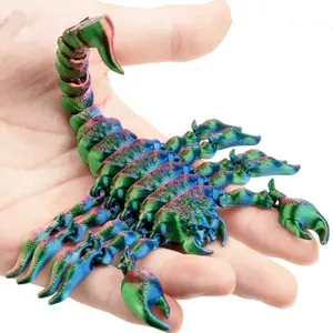 3D Printed Scorpion Model, Jointly Moveable Animal Figure, Desk Decoration, Decorative Fidget Figurine, Creative Toy, Gift Idea, Handmade Collectible