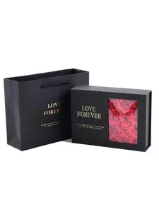Vacuum Small Freshwater Pearl Soap Flower Gift Box Pendant Set, Shell Gifts for All Holidays, Perfect Present for Special Occasions