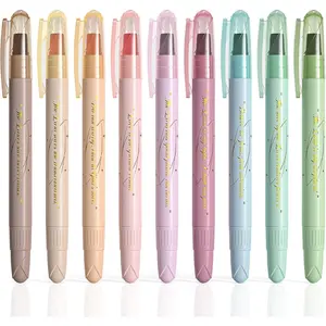 Highlighters No Bleed, 9 count Assorted Colors Gel Highlighters Set, Cute  Study Supplies for Scripture Marking, Color Coding & Book Highlighting