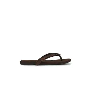 Jeffrey Campbell Moana Sandal in Brown Canvas