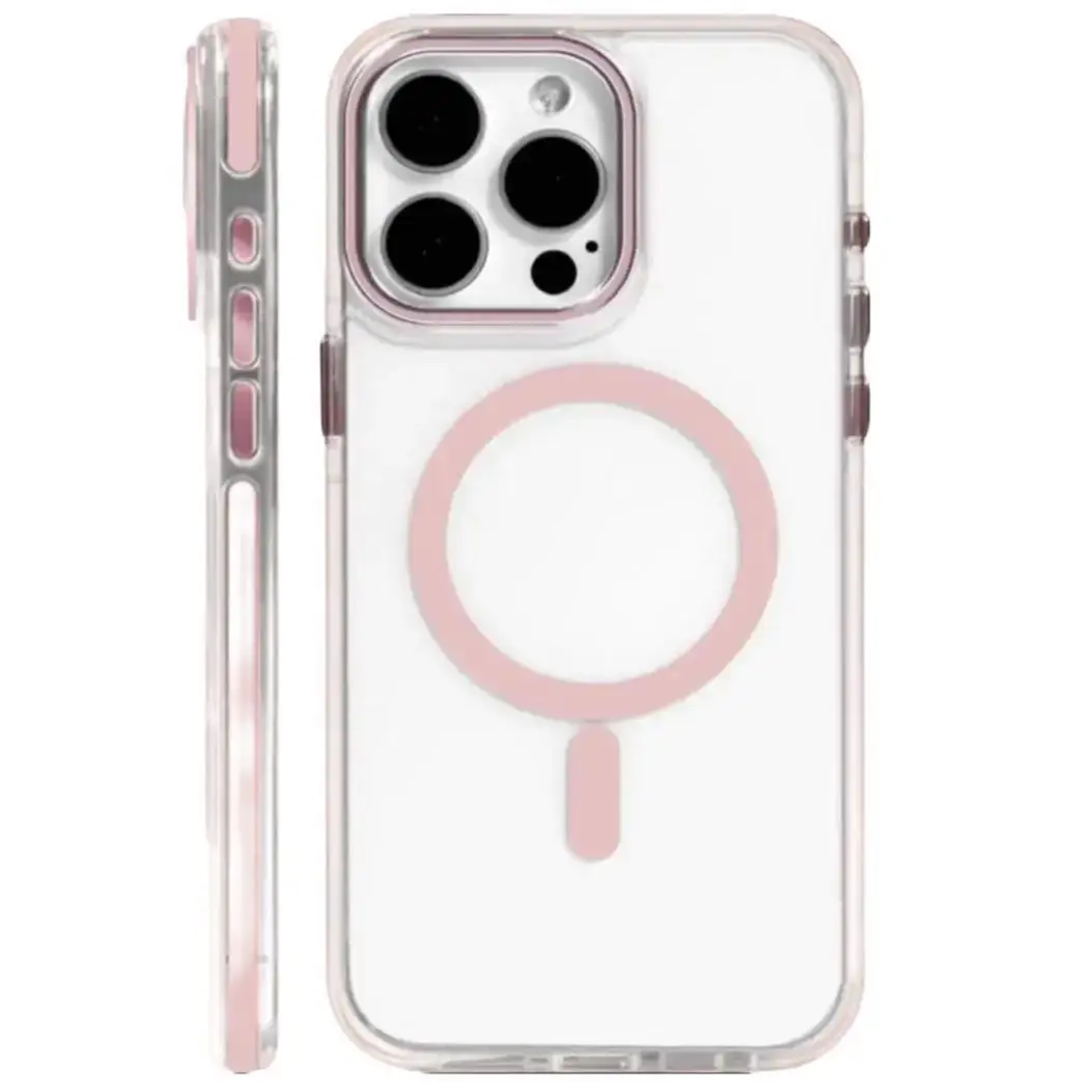 Magsafe Wireless Charging Compatible Protective Case Cover for iPhone - Anti-Yellow, Shockproof, Multicolor Casing Transparent Cellphone Protection ph