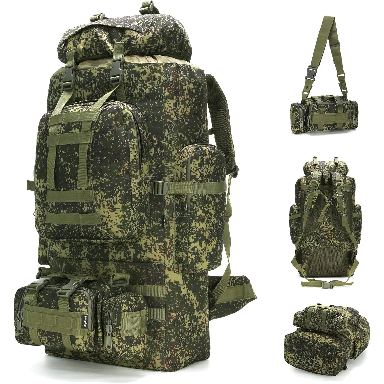 100L Camping Hiking Backpack MOLLE Tactical Backpack Military Camping Backpack Daily Use Backpack