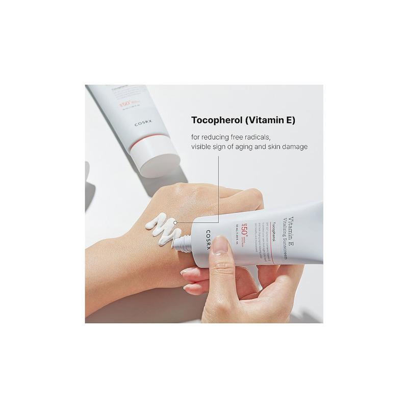 COSRX Vitamin E Vitalizing Sunscreen SPF 50+ COSRX Vitamin E Vitalizing Sunscreen SPF 50+