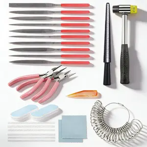 Complete Jewelry Making Kit – Ring Mandrel, Pliers, Files & Ring Sizer for Jewelry Crafting