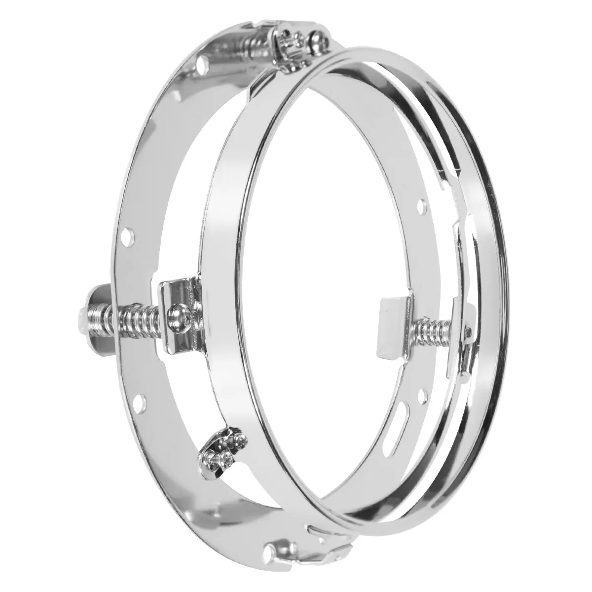 Chrome Mounting Bracket & Ring for 7" LED Headlights P/N 68124-04B