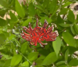 Red Spider Lily Hard Enamel Pin - Anime/Manga/Manhwa/Manhua