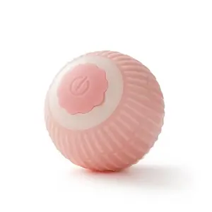 Electric interactive cat ball,self rotating cat teaser toy,durable pet chasing toy,pet teething toy ball gift,kitten scratch chewing ball
