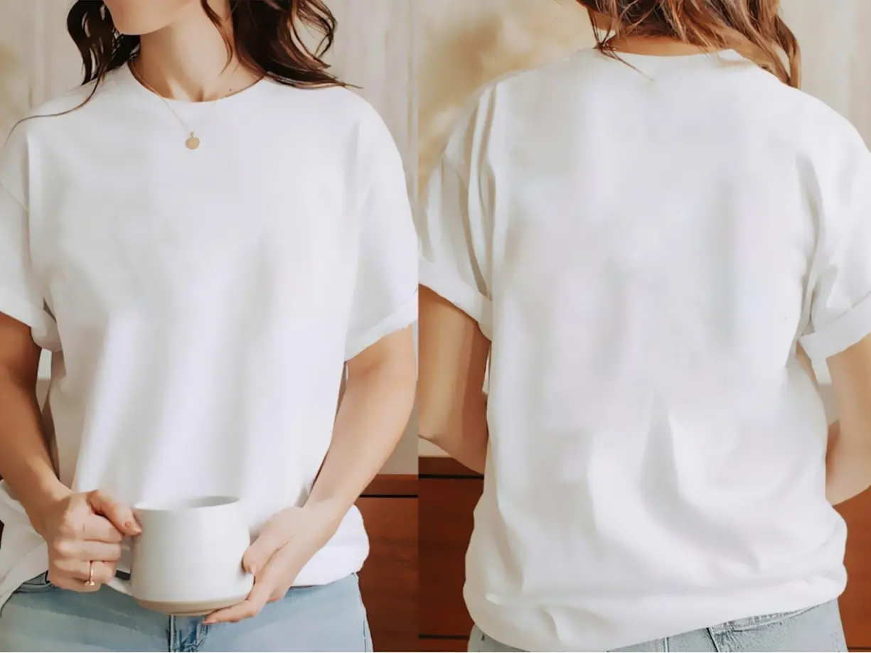 Blank White Unisex T-Shirt, Minimalist Plain Tee, Classic Everyday Shirt, Casual Streetwear, Soft Cotton Apparel, Gift for Men & Women