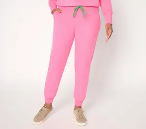 Mally Roncal Merry Mally Petite Sherpa Jersey Joggers