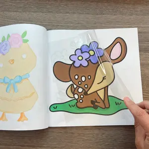 Reusable Protective Sheet for Coloring Books and Alcohol Markers to Prevent Bleed Through by Wook Books Coloring