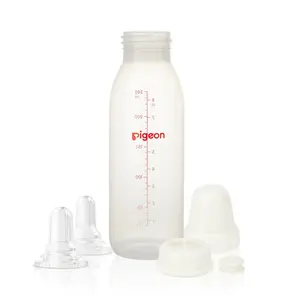 Pigeon Baby Cleft Lip/Palate Bottle with 2 Nipples, 8.11 Oz baby registry essential baby bottle