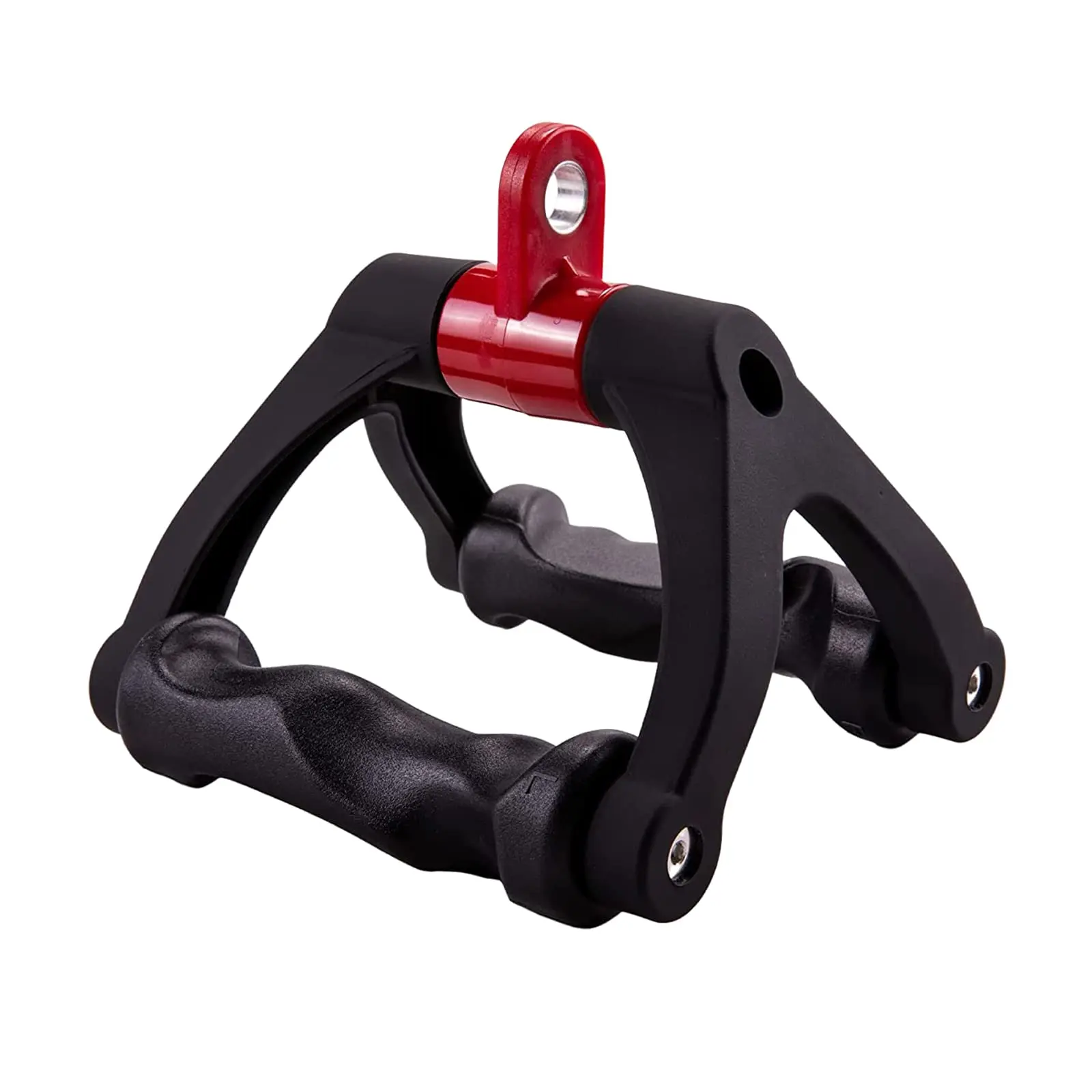 Double D Handle For Cable Machine - Row Attachment Triangle V Bar Grip Lat Pulldown Attachments Home Gym