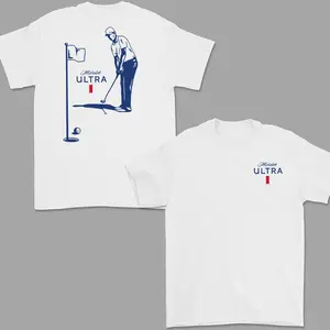 Michel0b Ultra Golfing T-shirt , Funny Golf Shirt,Casual Sportswear Gift,Beer Lover Gift Idea Funny Golfer Tee, Perfect Gift for Golf Lovers|men's t shirts|Gifts for Golfer|golf gifts|golfer gifts for men
