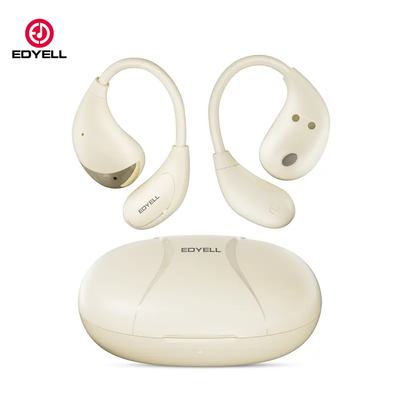 EDYELL OWS True Wireless Earbuds - TWS Hi-Fi Stereo In-Ear Headset, Wireless Travel & Everyday Earbuds, Bluetooth Easy Pairing, Built-in Microphone, Light All-Day Wear