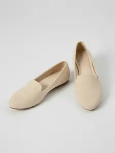 Women's Solid Color Pointed Toe Flat Shoes, Soft Sole Flats, Casual Comfortable Slip on Shoes, All-match Commuter Shoes for Work & Daily Wear