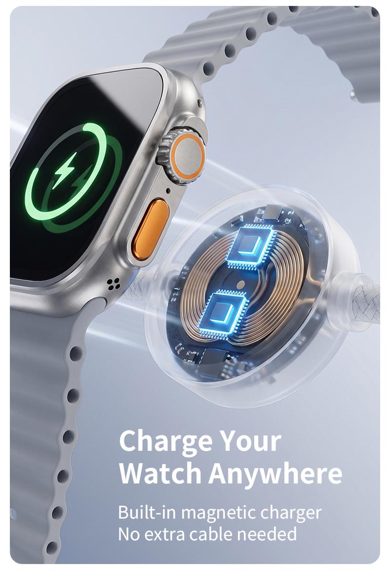 3-in-1 240W Travel Charger with Built-In Magnetic Watch Charger USB-C to USB-C Cable, 5FT Braided Cord, Compatible with Apple Watch Series/SE/Ultra, AirPods 3rd/4th Gen, Pro/Pro 2, iPhone, iPad, MacBook and Samsung 3-in-1 240W Travel Charger with Built-In Magnetic Watch Charger USB-C to USB-C Cable, 5FT Braided Cord, Compatible with Apple Watch Series/SE/Ultra, AirPods 3rd/4th Gen, Pro/Pro 2, iPhone, iPad, MacBook and Samsung