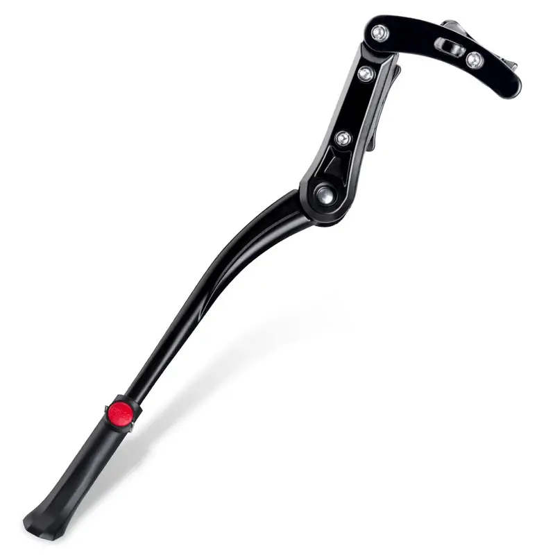 ROCKBROS Bike Kickstand, Adjustable Side Mount Stand for 24-28 Inch Bikes, Compact Single Leg Design for Easy Indoor & Outdoor Storage, Easy To Use
