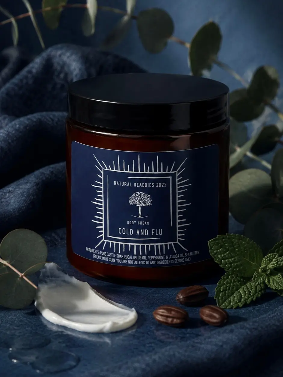Cold & Flu Body Cream for Skin Repair and Comfort - Body Care