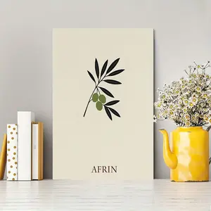 2D flat painting, 2D flat painting, 1 piece, two-dimensional flat wooden framed canvas artwork, Afghan poster, Kurdish art print, framed wall decoration, home decoration, ideal holiday gift for him or her, UI39117, ready to display