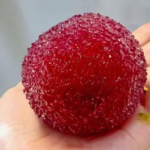 Adult Fun Fruit Toy, Realistic Lychee Quick Bounce Squeeze Toy Stress Ball, Desk Stress Relief, Office Home Party Essential