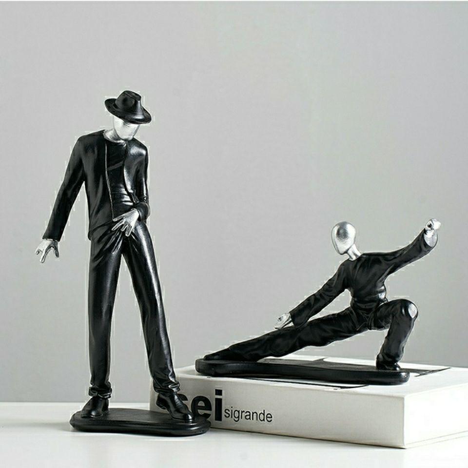 MJ Creative Action Figure Model Desktop Decorations Light Luxury Ornaments for Home & Office